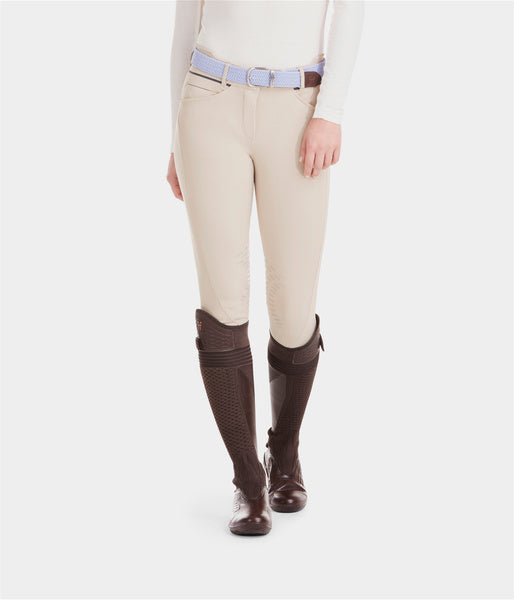 X-Design white second-skin riding trousers