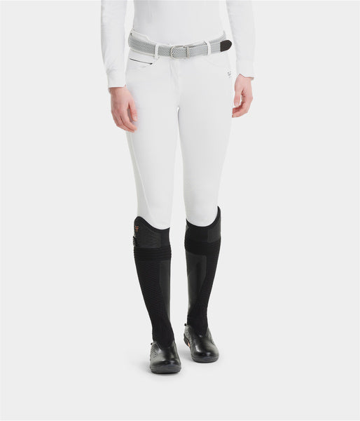 X-Design white second-skin riding trousers