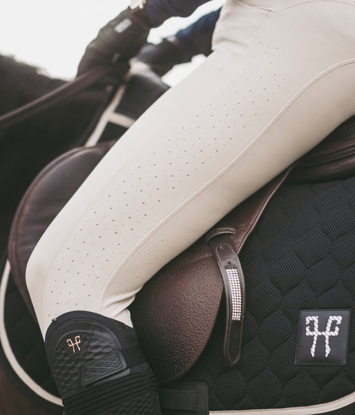 X-Aerotech lightweight white riding trousers