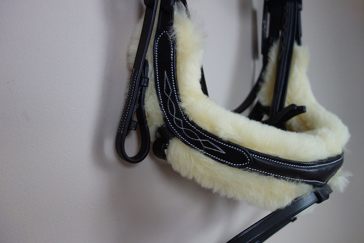 Original style sheepskin Bridle