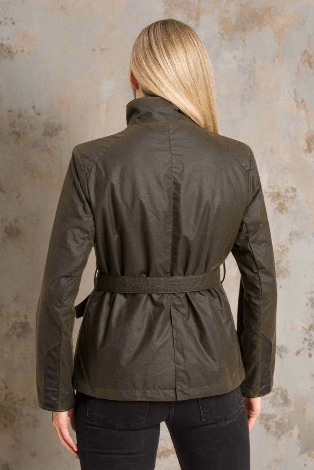 Cara Utility Wax Jacket - Olive