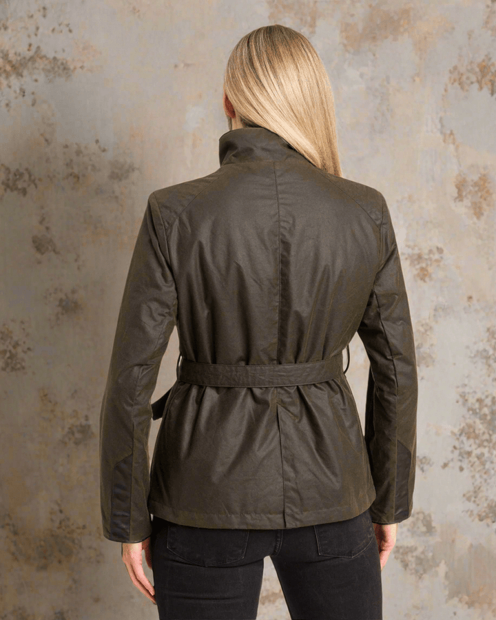 Jack Murphy Ireland - Cara Utility Wax Jacket - Olive - Wax