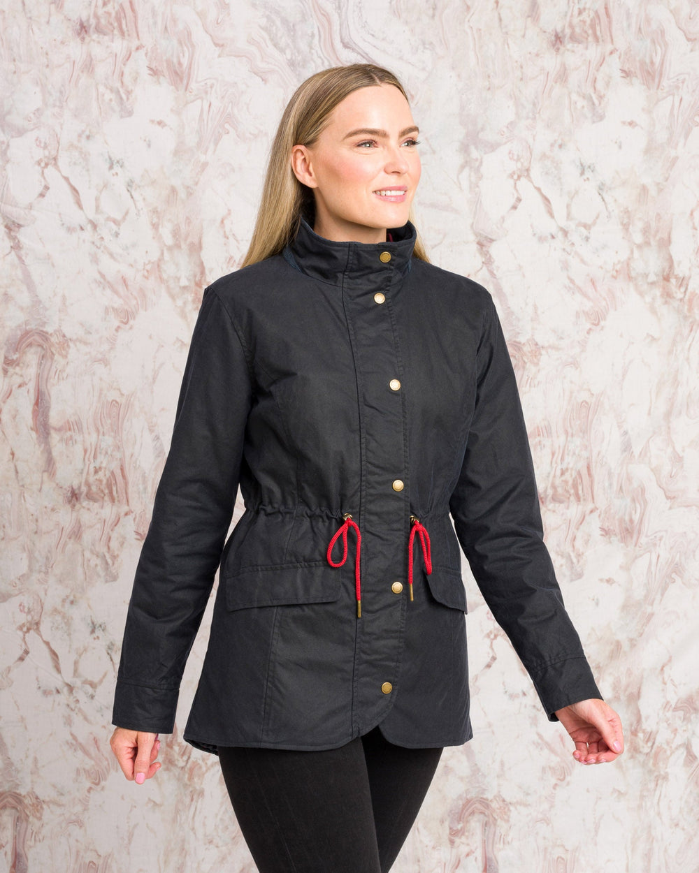 Jack Murphy Ireland - Fiona Wax Jacket - Navy - Wax
