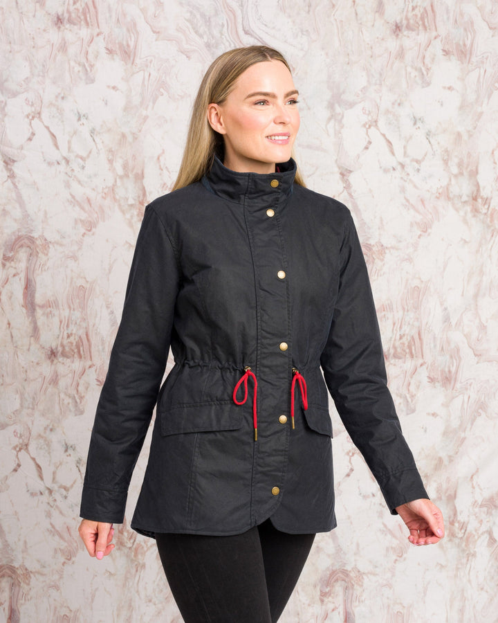 Jack Murphy Ireland - Fiona Wax Jacket - Navy - Wax