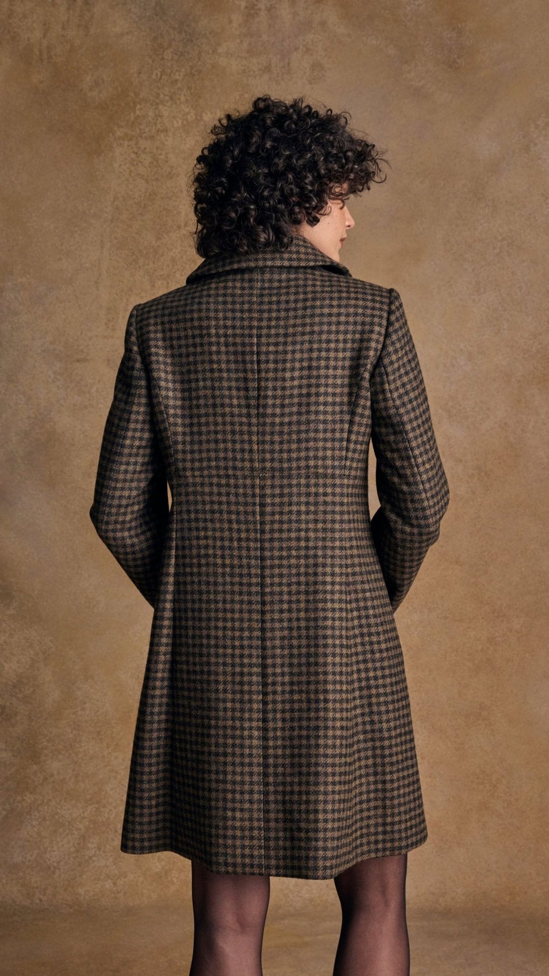 Jack Murphy Ireland - Aimee Tweed Coat - Earth Check - Tweed