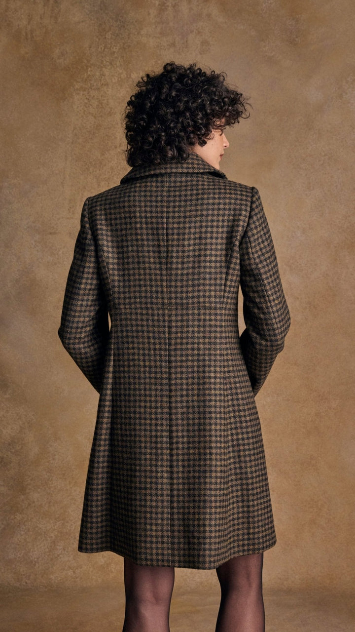 Jack Murphy Ireland - Aimee Tweed Coat - Earth Check - Tweed