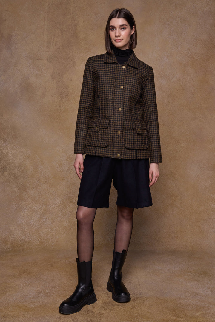 Aine Tweed Jacket - Earth Check