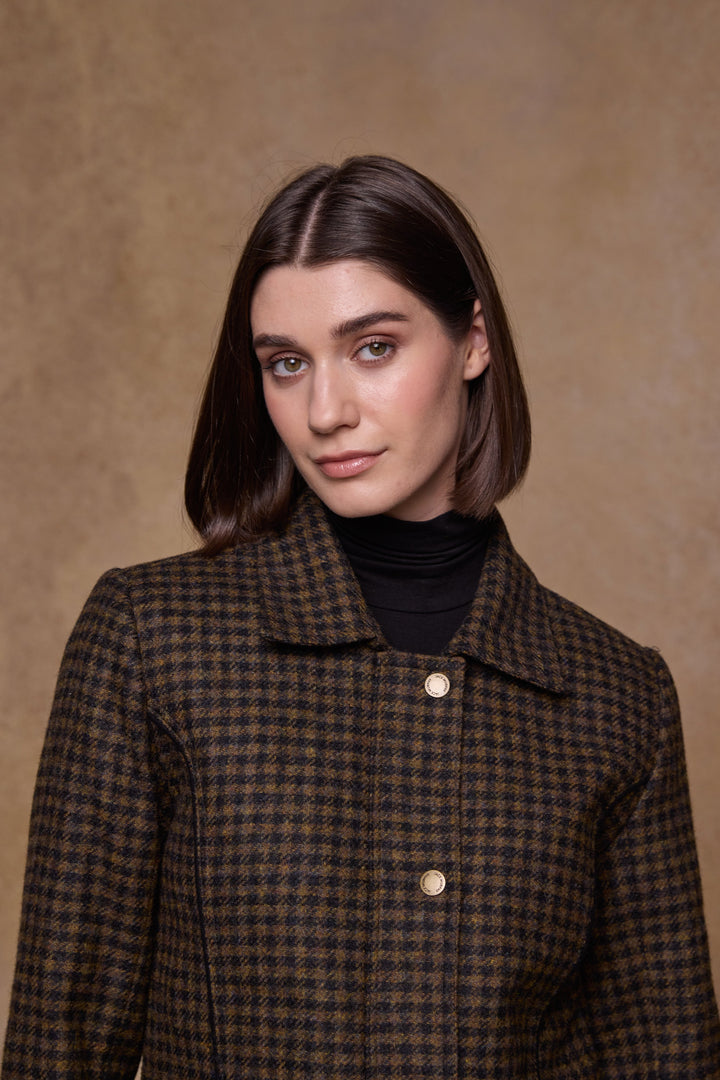 Aine Tweed Jacket - Earth Check