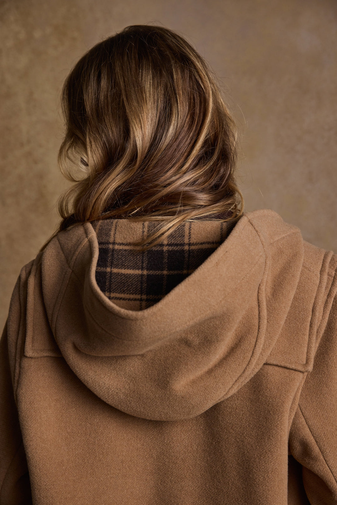 Alex Wool Duffle Coat - Camel