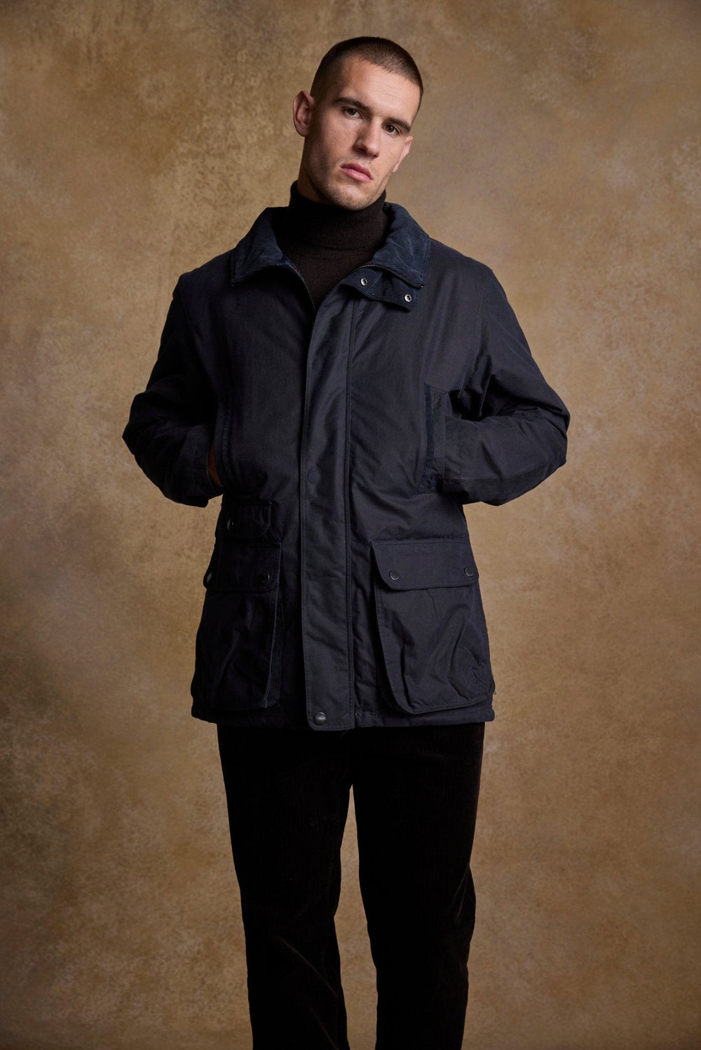 Jack Murphy Ireland - Archie Wax Jacket - Navy - Wax