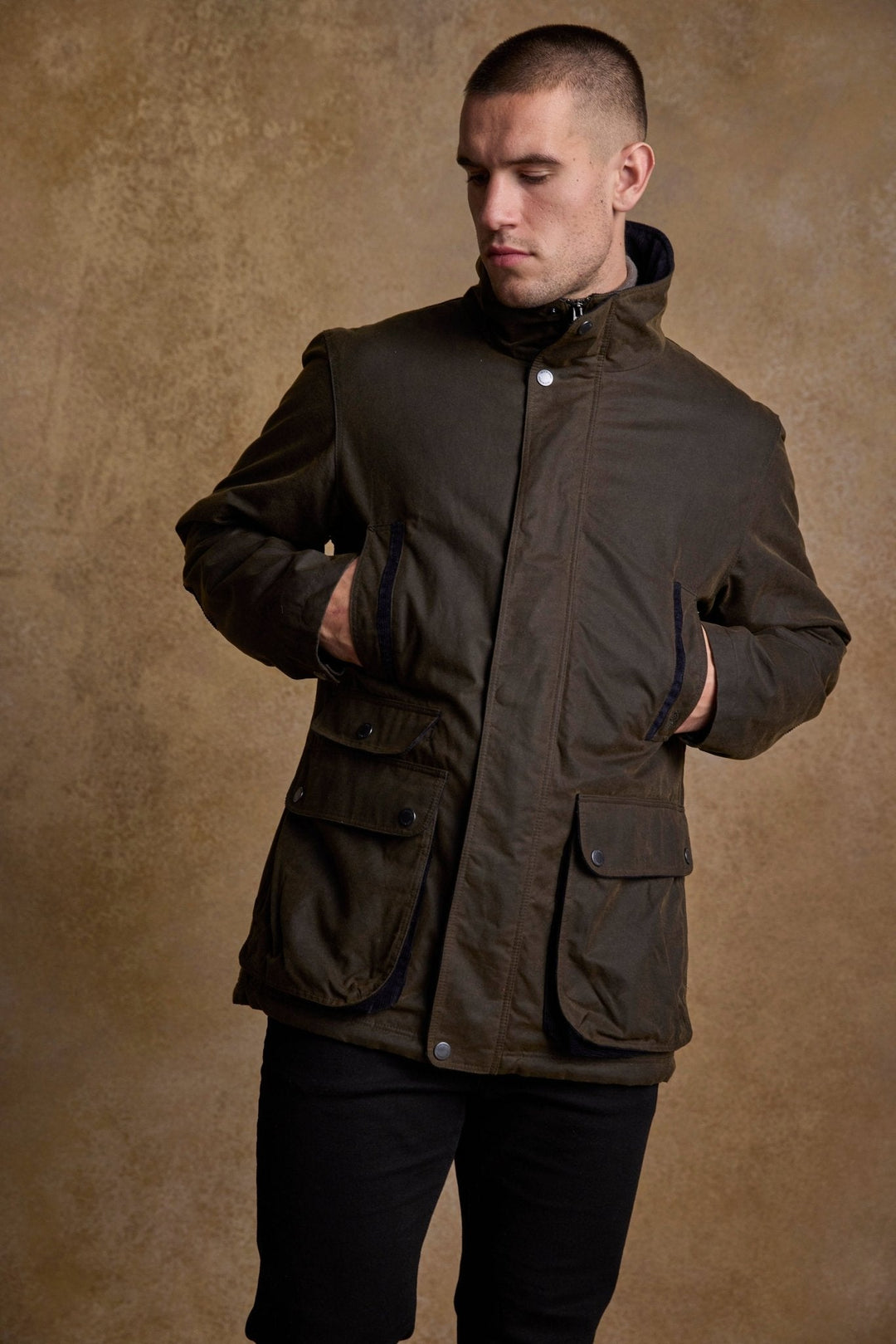 Jack Murphy Ireland - Archie Wax Jacket - Olive - Wax