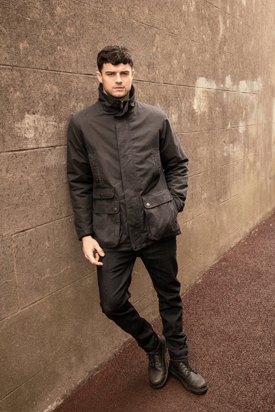 Jack Murphy Ireland - Archie Wax Jacket - Navy - Wax