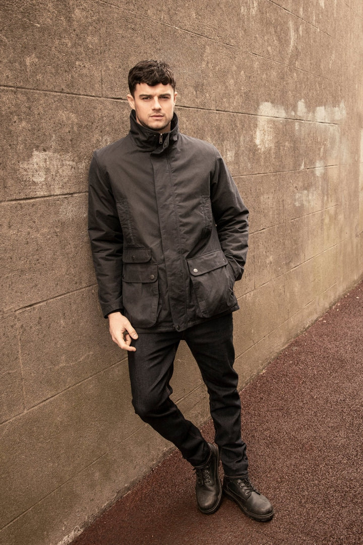 Jack Murphy Ireland - Archie Wax Jacket - Navy - Wax