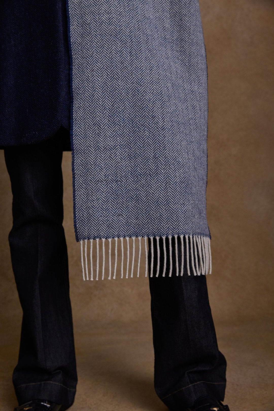 Jack Murphy Ireland - Bonnie Wool Scarf - Blue Marine - Scarf