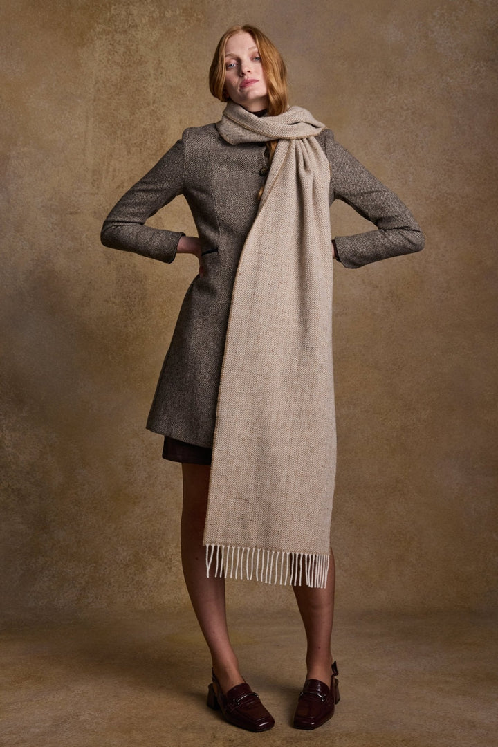 Jack Murphy Ireland - Bonnie Wool Scarf - Sandstone - Scarf