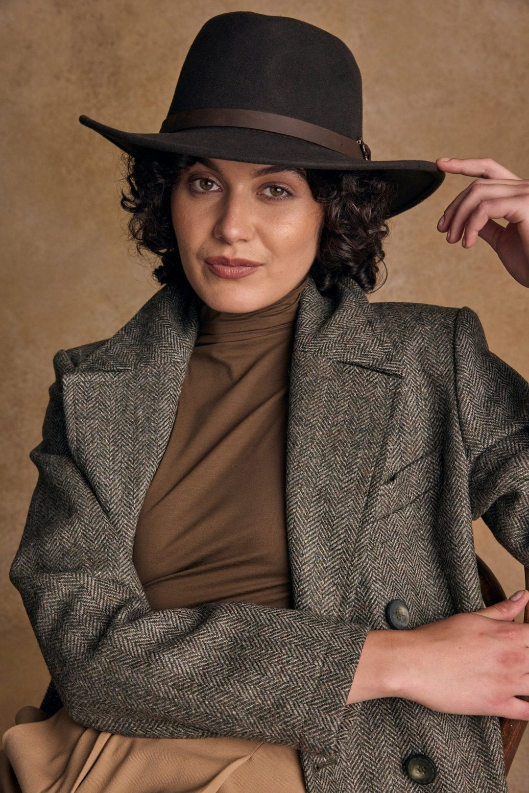 Jack Murphy Ireland - Boston Felt Hat - Brown - Hats