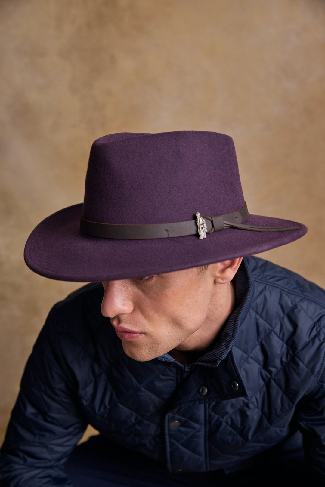 Jack Murphy Ireland - Boston Felt Hat - Plum - Hats