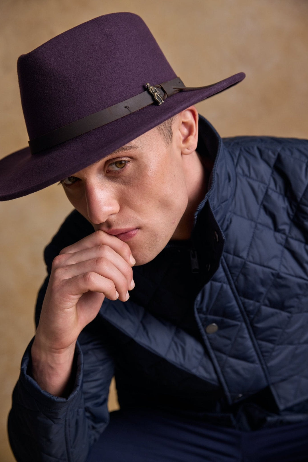 Jack Murphy Ireland - Boston Felt Hat - Plum - Hats