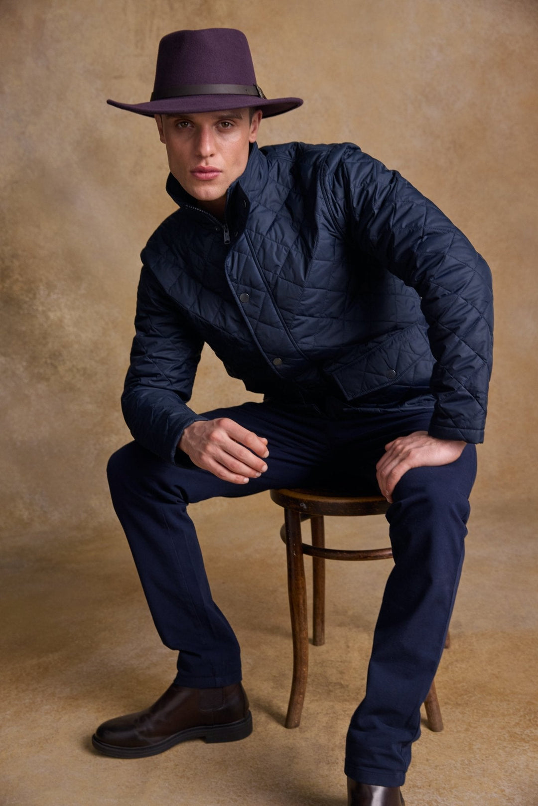 Jack Murphy Ireland - Boston Felt Hat - Plum - Hats