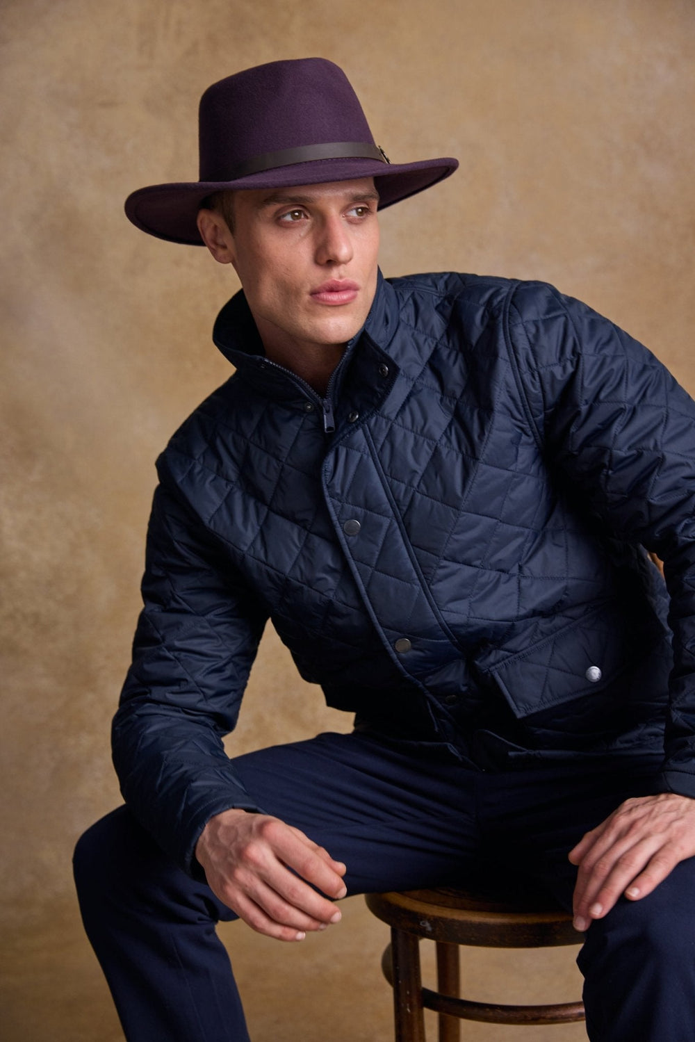 Jack Murphy Ireland - Boston Felt Hat - Plum - Hats