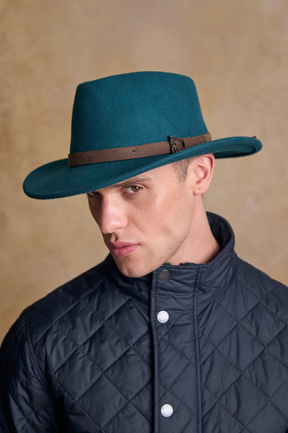 Jack Murphy Ireland - Boston Felt Hat - Teal Green - Hats