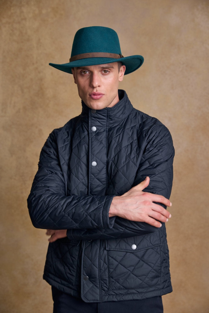 Jack Murphy Ireland - Boston Felt Hat - Teal Green - Hats