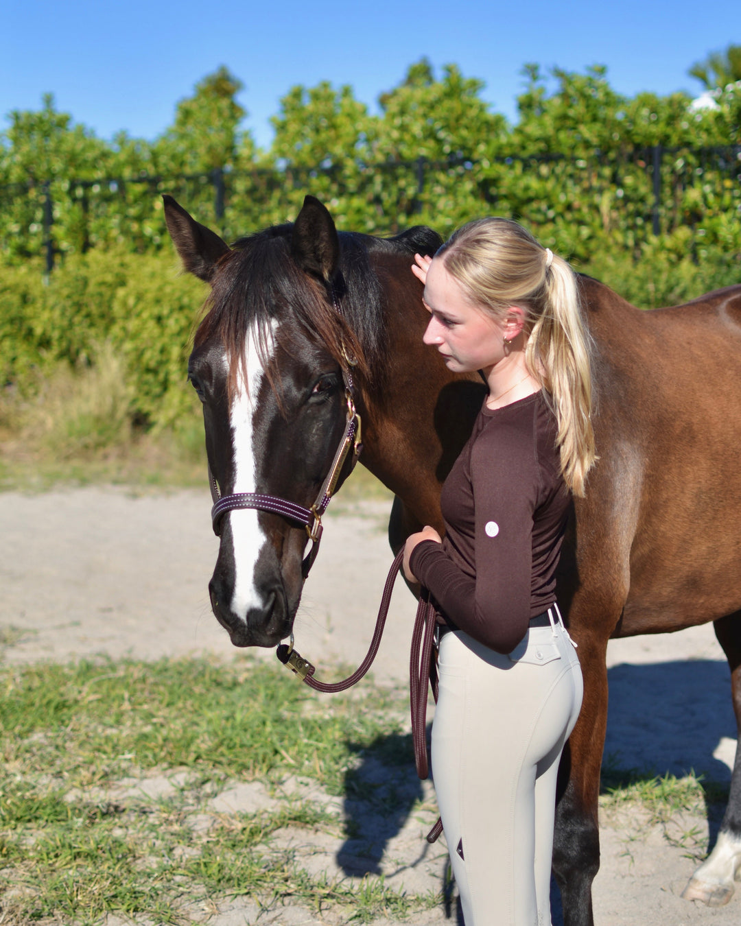 VERA Seamless Long Sleeve | Chocolate