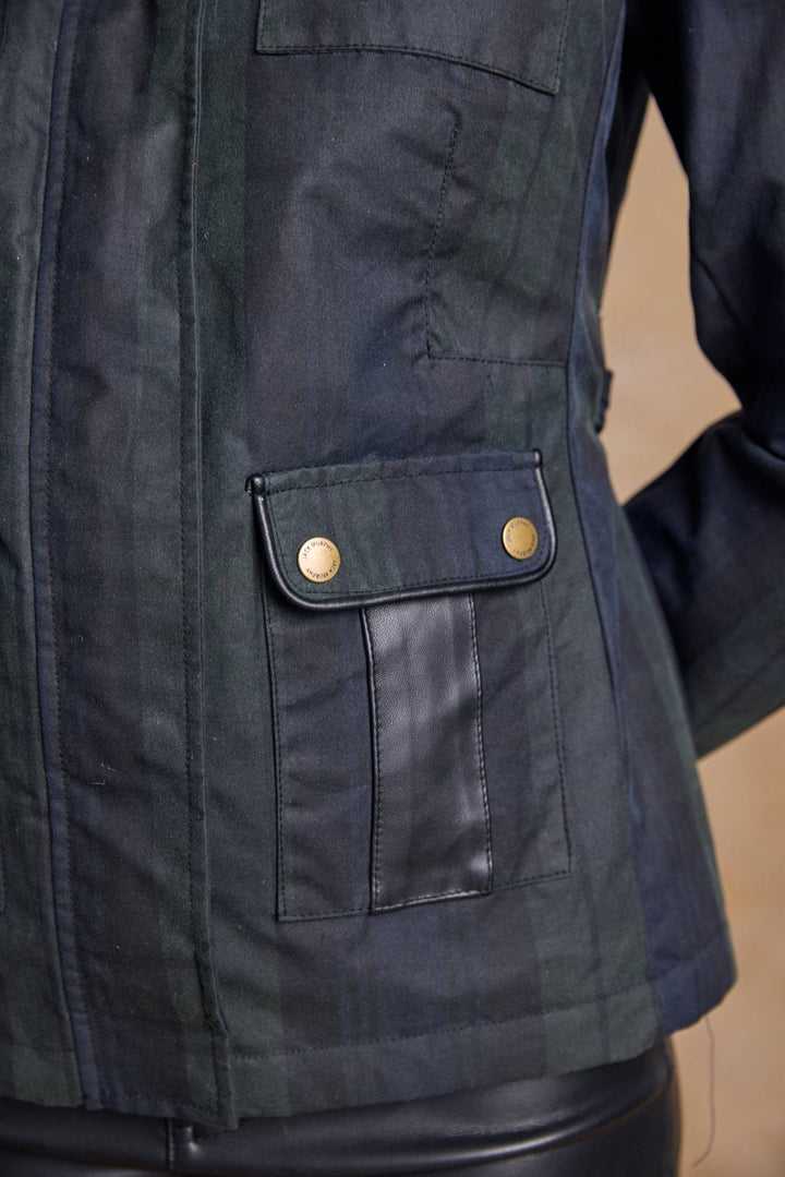 Jack Murphy Ireland - Cara Utility Wax Jacket - Blackwatch - Wax