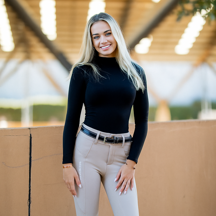 Heritage Mock Top - Black