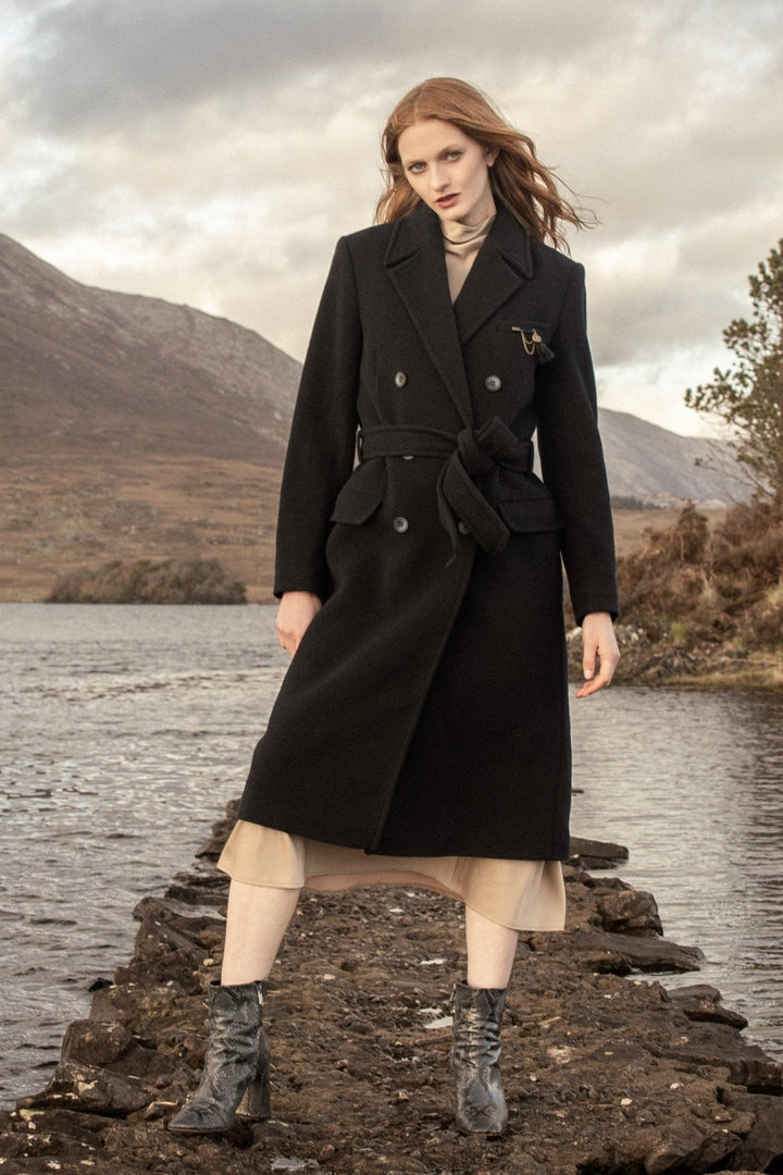 Jack Murphy Ireland - Clodagh Wool Coat - Navy - Tweed