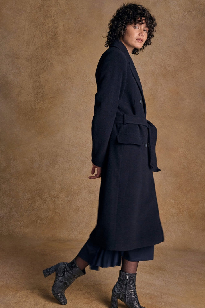 Jack Murphy Ireland - Clodagh Wool Coat - Navy - Tweed