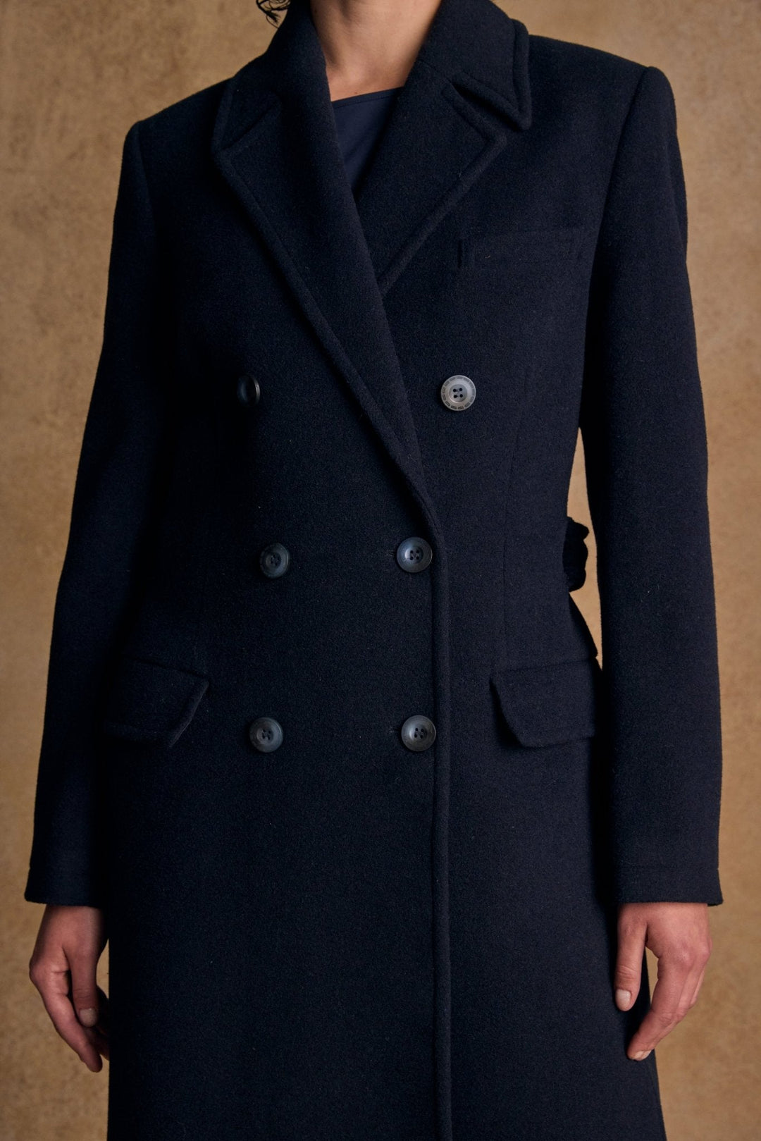 Jack Murphy Ireland - Clodagh Wool Coat - Navy - Tweed