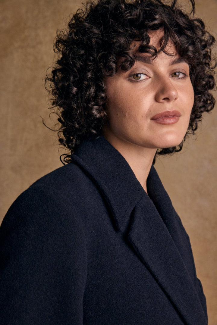 Jack Murphy Ireland - Clodagh Wool Coat - Navy - Tweed