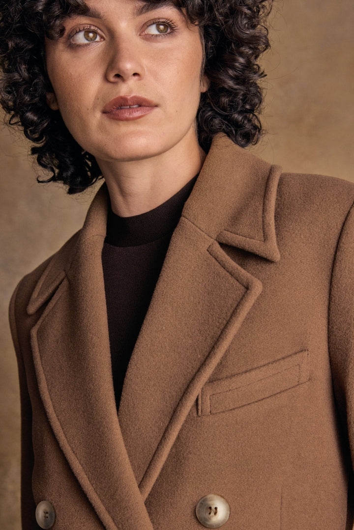 Jack Murphy Ireland - Clodagh Wool Coat - Camel - Tweed