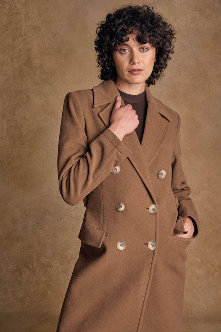 Jack Murphy Ireland - Clodagh Wool Coat - Camel - Tweed