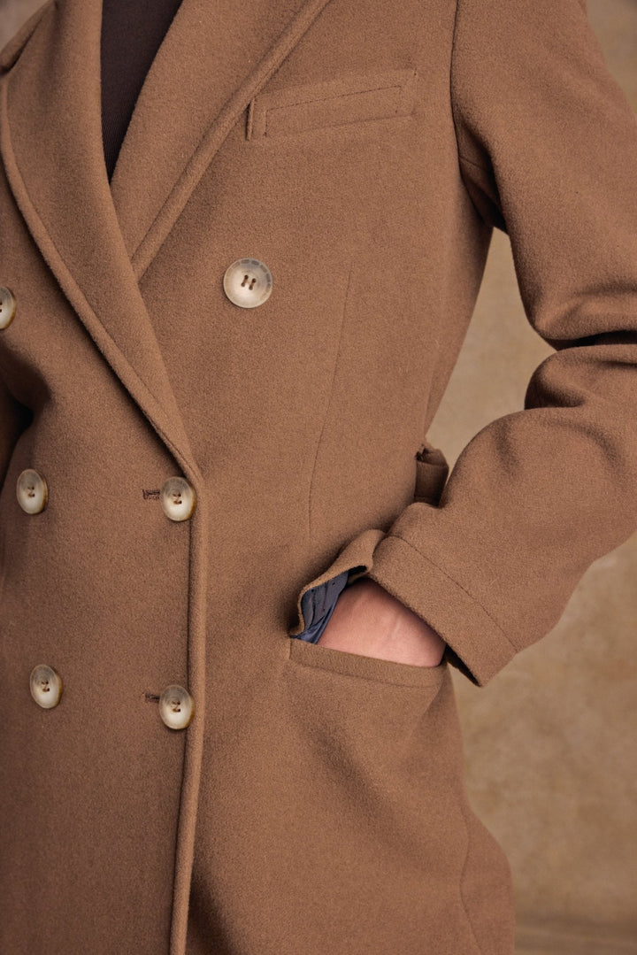 Jack Murphy Ireland - Clodagh Wool Coat - Camel - Tweed