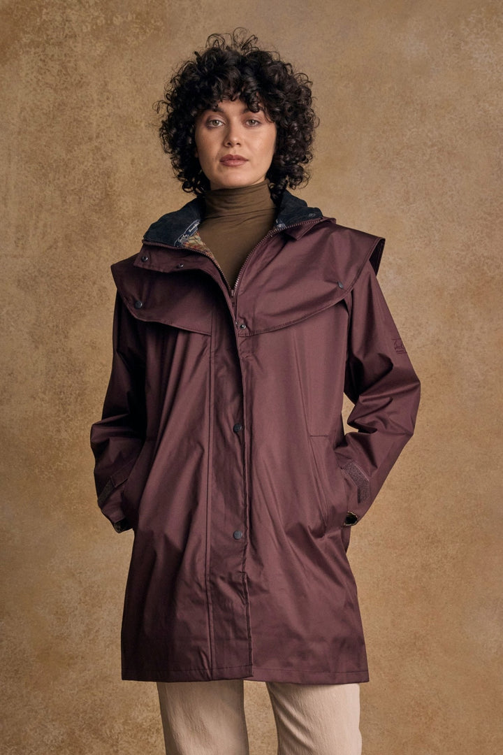 Jack Murphy Ireland - Cotswold Waterproof Jacket - Deep Claret - Waterproof