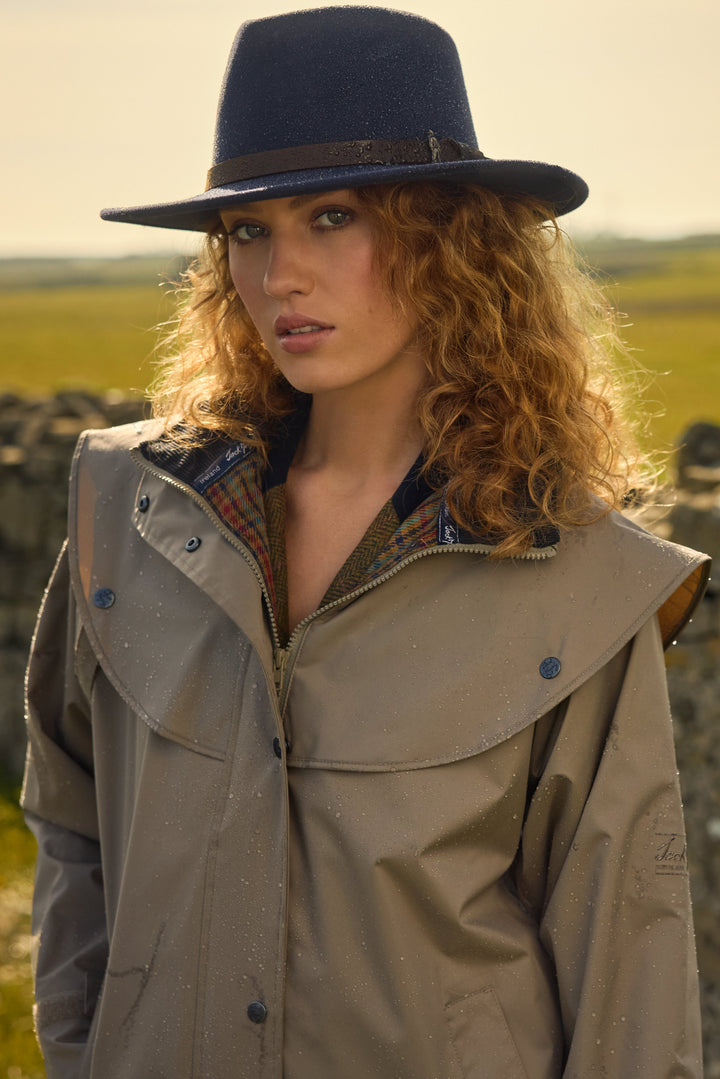 Boston Felt Hat - Navy