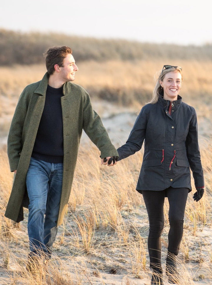 Jack Murphy Ireland - Fiona Wax Jacket - Navy - Wax