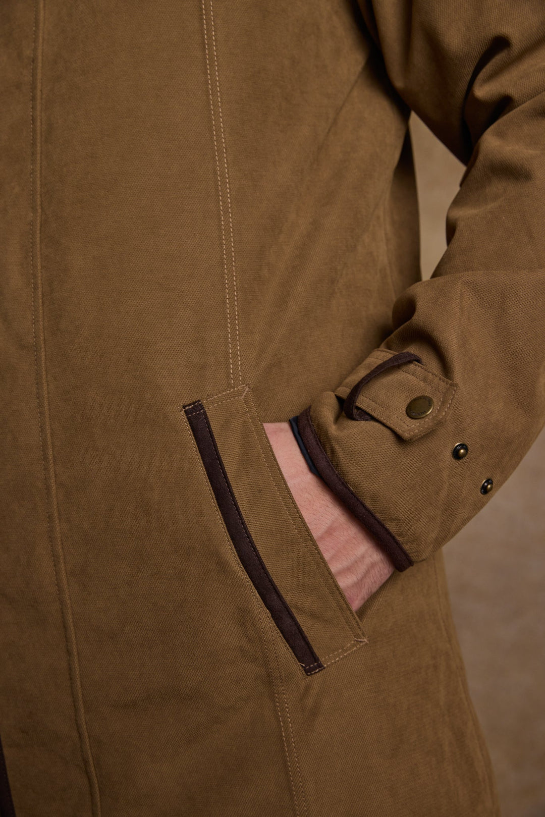 Jack Murphy Ireland - Emmet Waterproof Long Coat - Camel - Waterproof