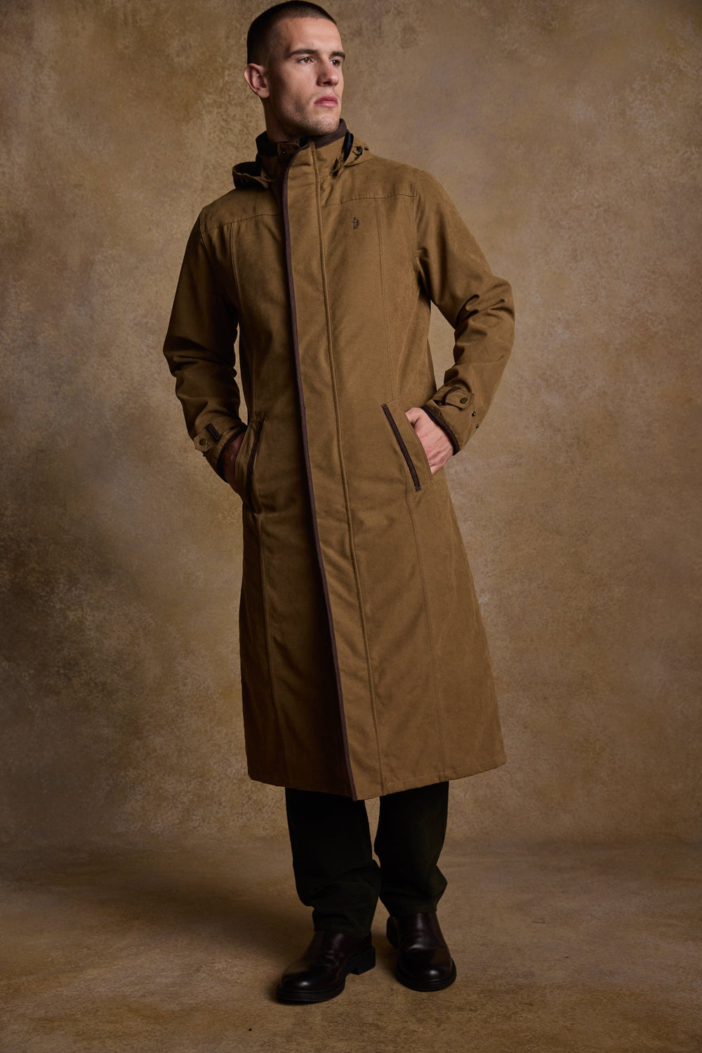 Jack Murphy Ireland - Emmet Waterproof Long Coat - Camel - Waterproof
