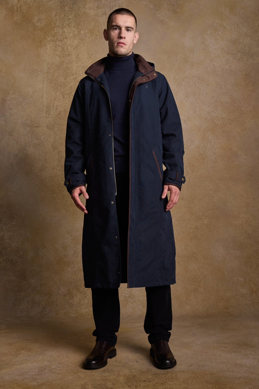 Jack Murphy Ireland - Emmet Waterproof Long Coat - Navy - Waterproof