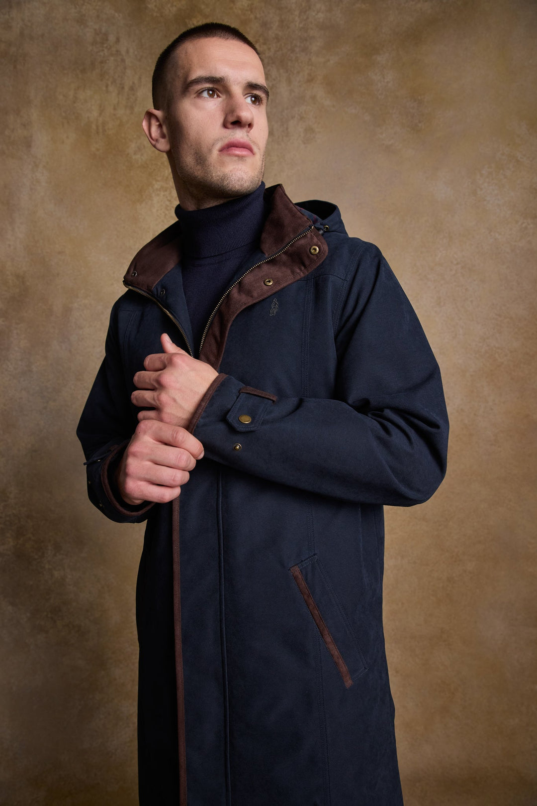 Jack Murphy Ireland - Emmet Waterproof Long Coat - Navy - Waterproof
