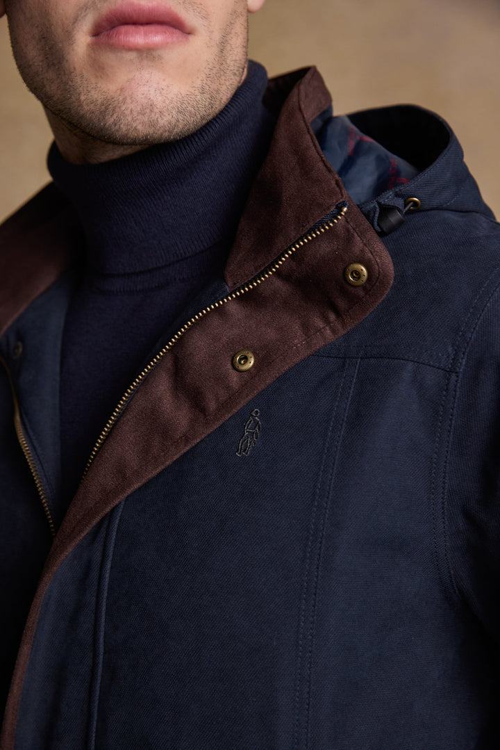 Jack Murphy Ireland - Emmet Waterproof Long Coat - Navy - Waterproof