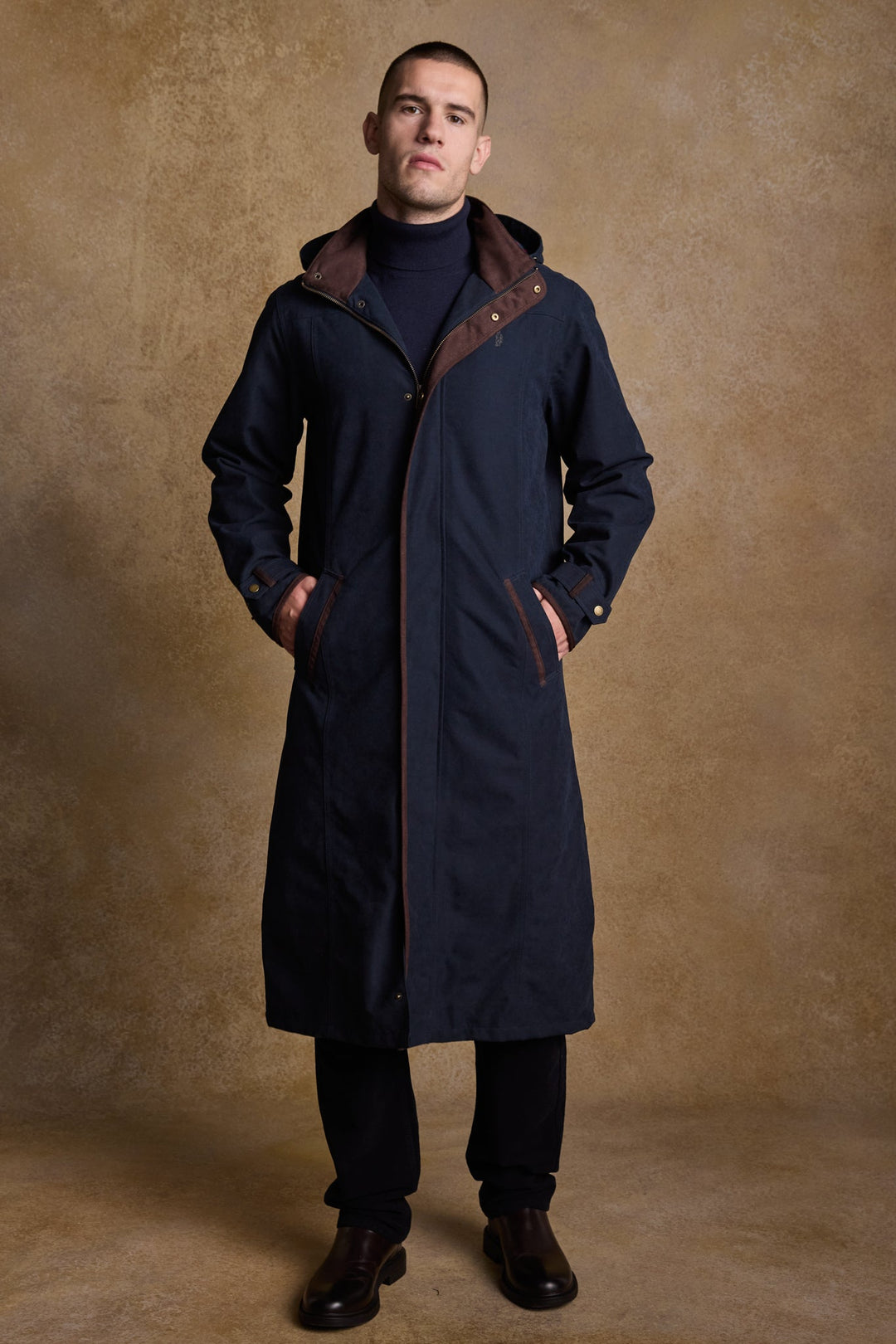 Jack Murphy Ireland - Emmet Waterproof Long Coat - Navy - Waterproof