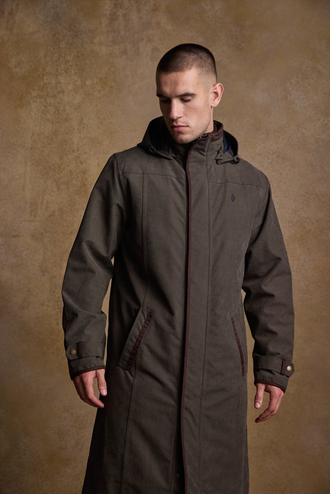 Jack Murphy Ireland - Emmet Waterproof Long Coat - Olive - Waterproof