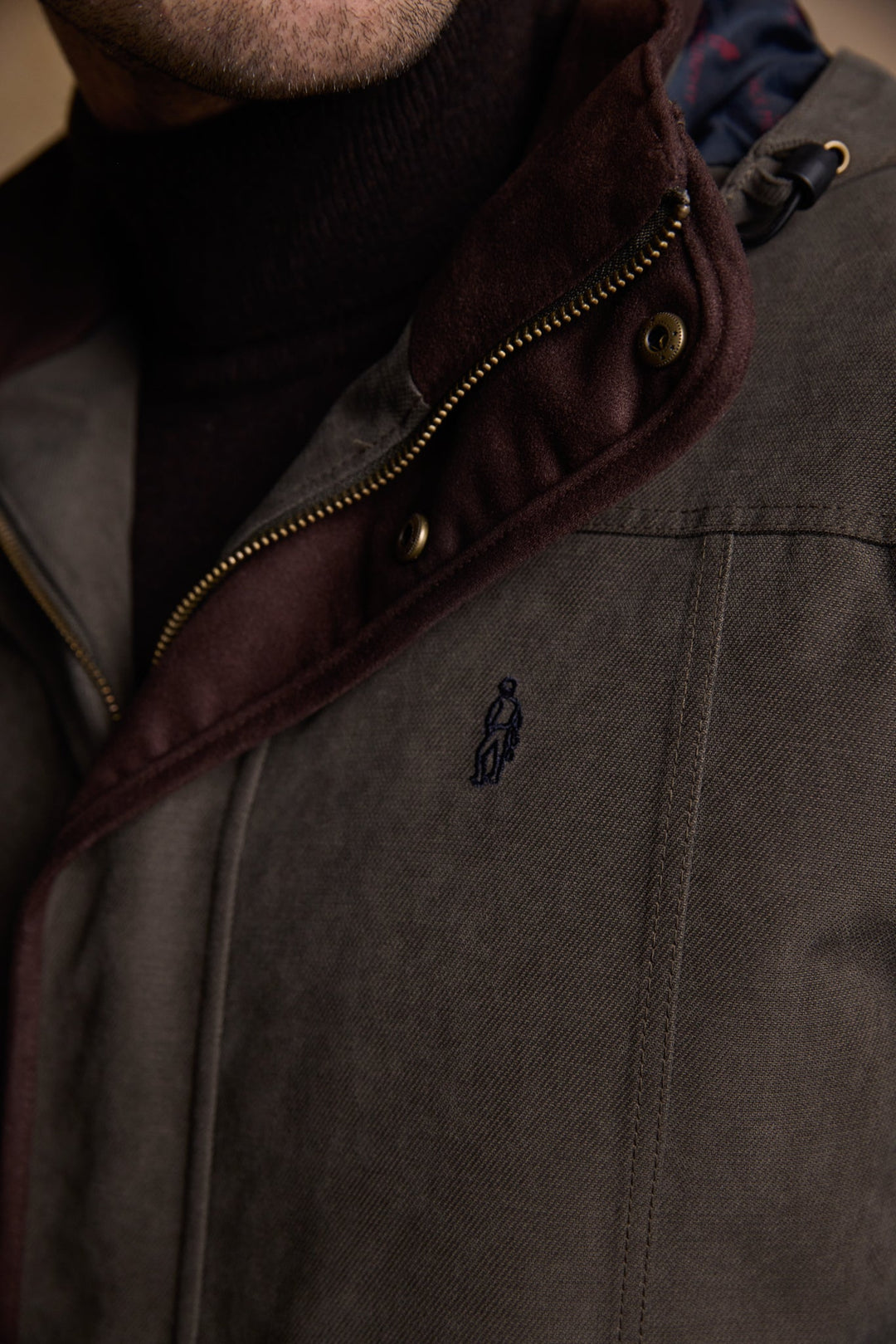 Emmet Waterproof Long Coat - Olive