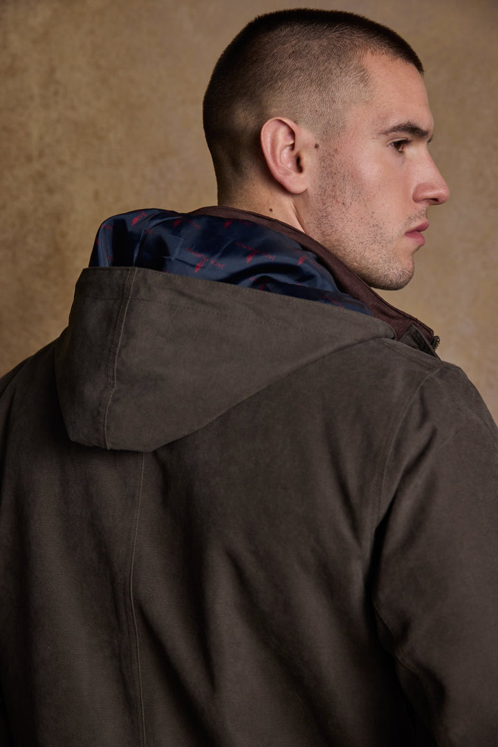 Emmet Waterproof Long Coat - Olive