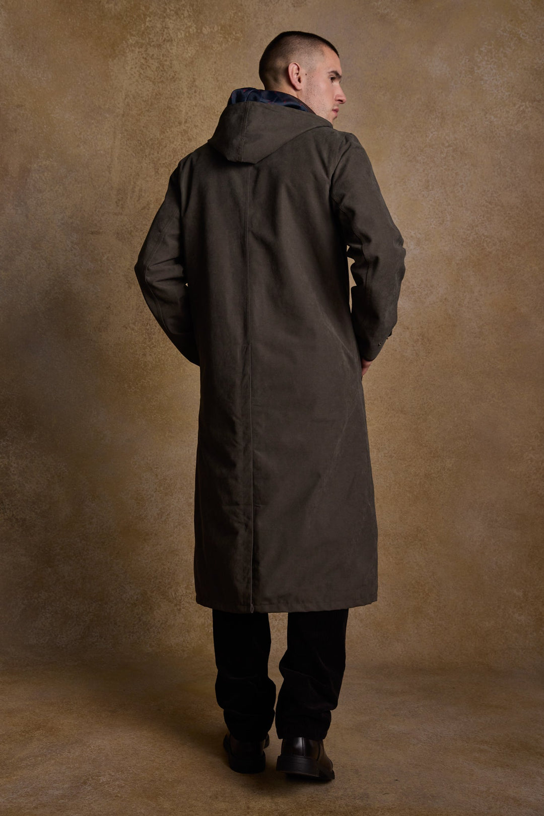 Emmet Waterproof Long Coat - Olive