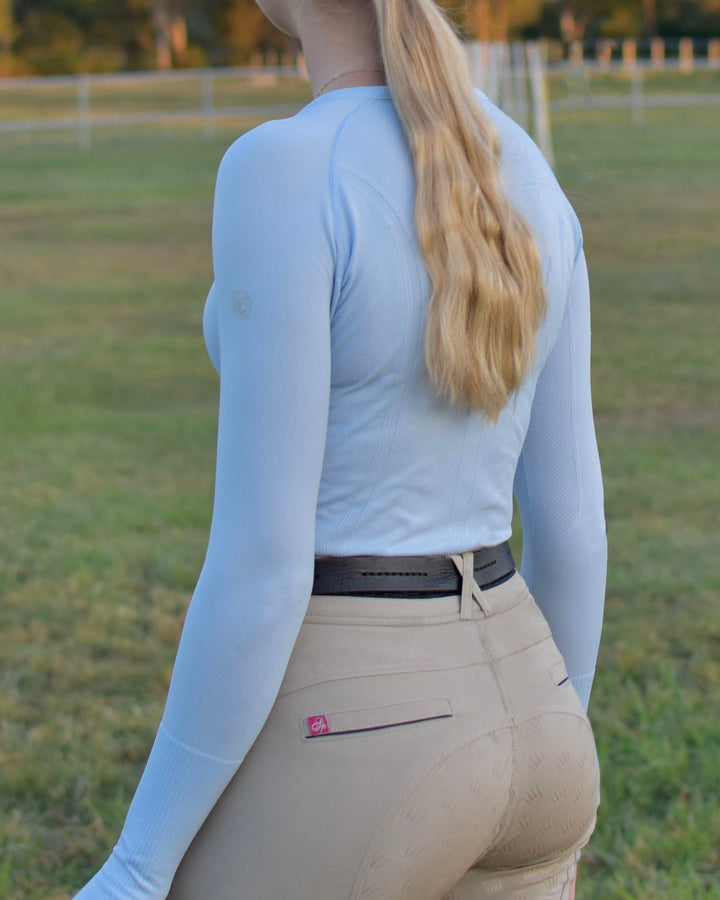 VERA Seamless Long Sleeve | Powder Blue